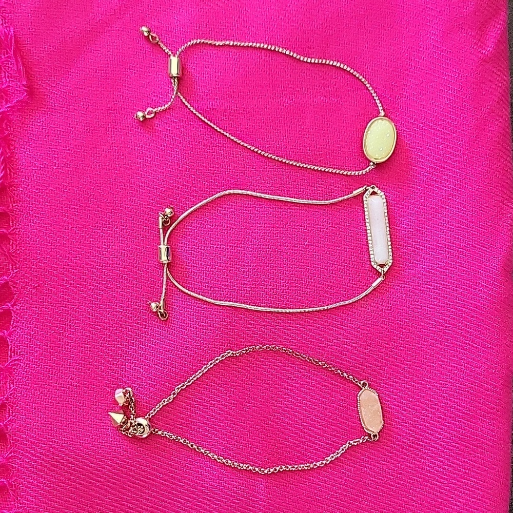 Set of 3 Charming Charlie adjustable bracelets